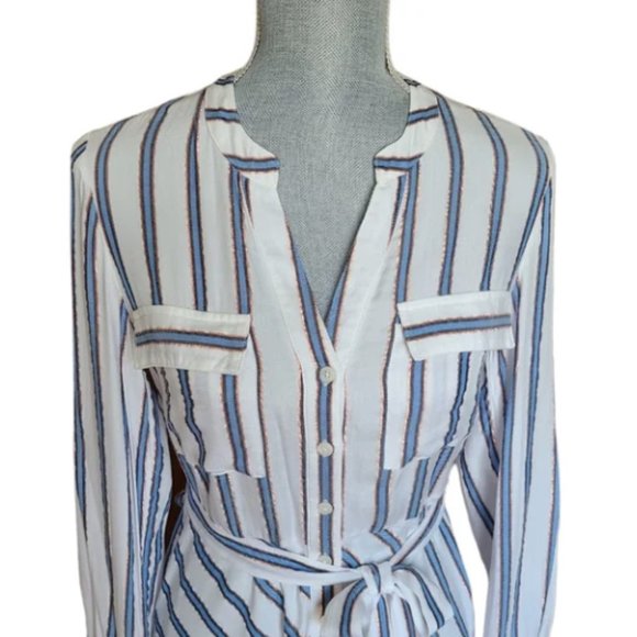 Guess Shirt Dress with gold detailing size small - Picture 2 of 14